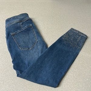 Women’s Lane Bryant jeans‎ 14p with bling at the ankles